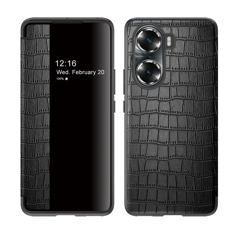 Crocodile Pattern Leather Case For Samsung Galaxy S22 Ultra S22 Pro S21 Plus S20 FE S10 Note 20 Ultra A32 A42 A52 Cover