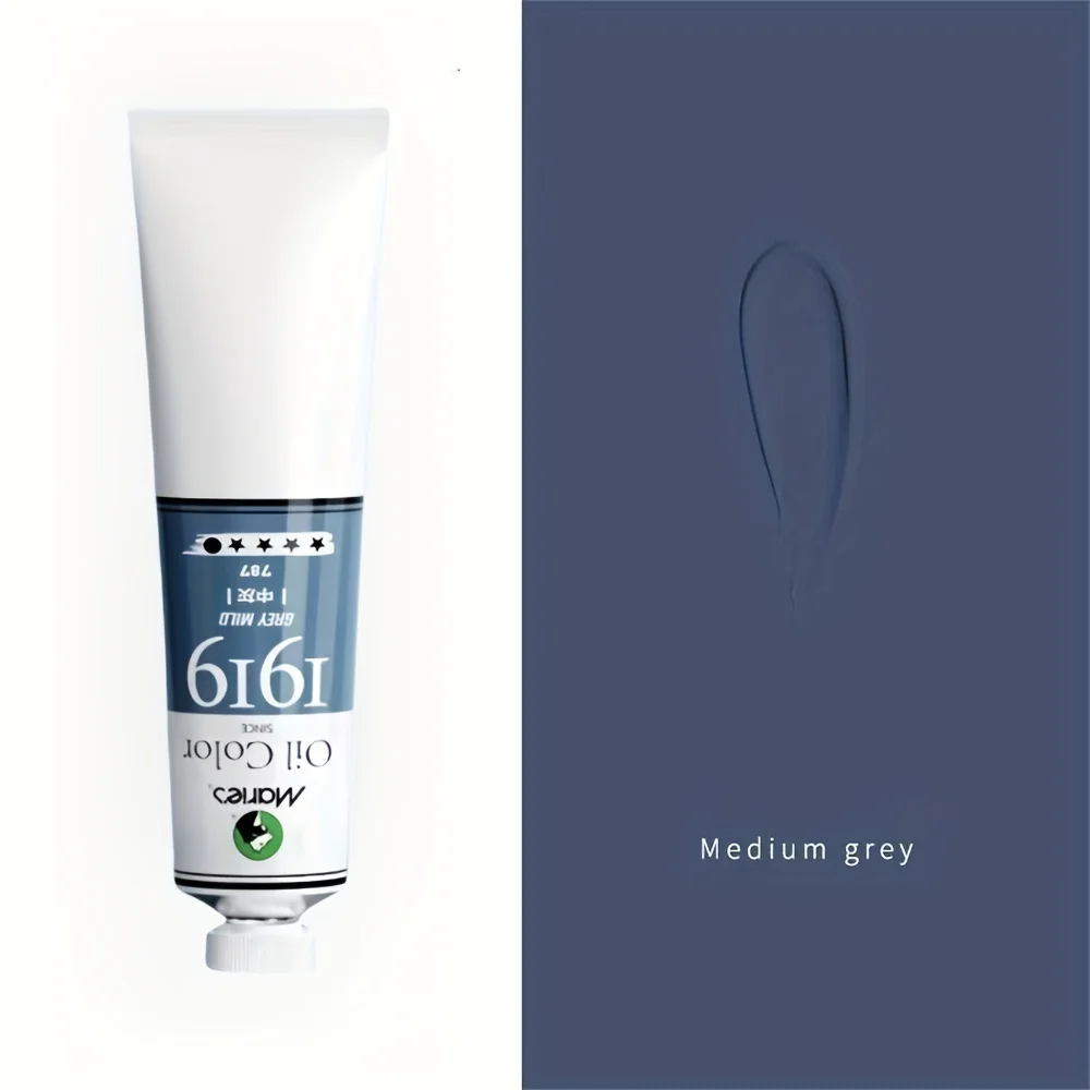 50ml Artist-Grade Oil Paint for Hand-Painted Canvas and Graffiti Art