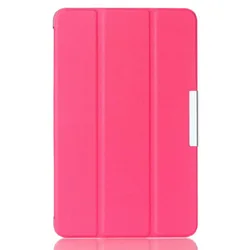 Enhanced Product Title: Premium Smart Cover Stand Folio Case - Galaxy Tab A6 10.1 (Red)