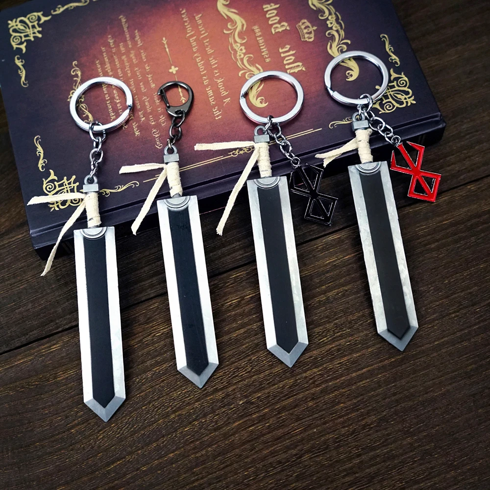 Berserk Buds Black Sword Portachiavi Gioielli Portachiavi Anime Portachiavi Portachiavi Per Uomo Donna Accessori Portachiavi Ciondolo Llaveros