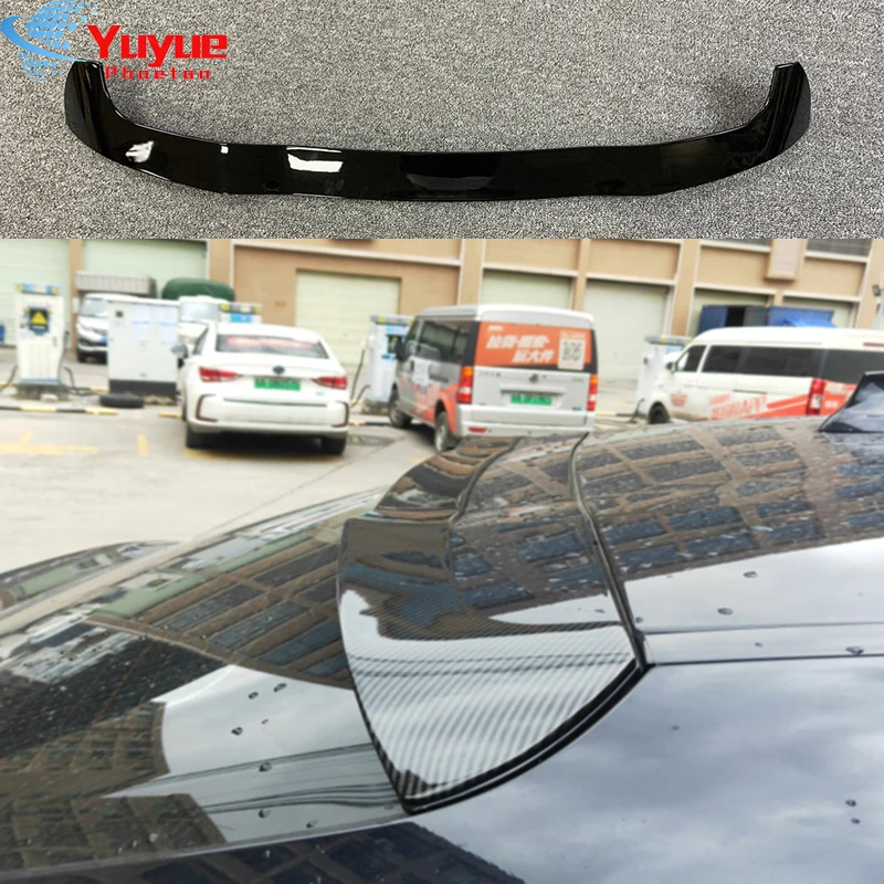 

For BMW X4 G02 Spoiler rear glass roof wing M style ABS Material Car Rear Wing Primer Carbon fiber Color Spoiler 2019-2022