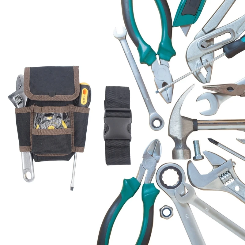 

Professional Electrician Tool Bag Belt Work Tape Buckle Convenient Tool Drosphip