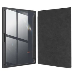 Clear Slim Protective Case with Sleep Function - Boox Note Air3 C B W (Black)