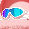 Swimming goggles with large frame, high-definition waterproof, anti fog, electroplated, anti UV, suitable for both men and women 4
