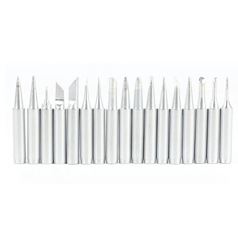 

15pcs/set Iron Tip 900m Soldering Iron Tip Lead-free 936 Solder Tip For 936/937/938/969/8586/852D/936d CXG Soldering Station