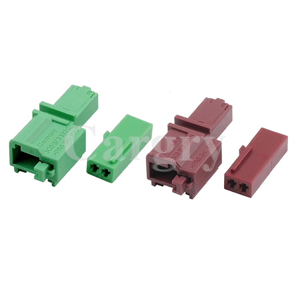 

5 Sets 2P 3C0973119B 3C0973119C Car Starter Instrument Wire Connector 3C0973332B 3C0973332C Auto Male Plug Female Socket