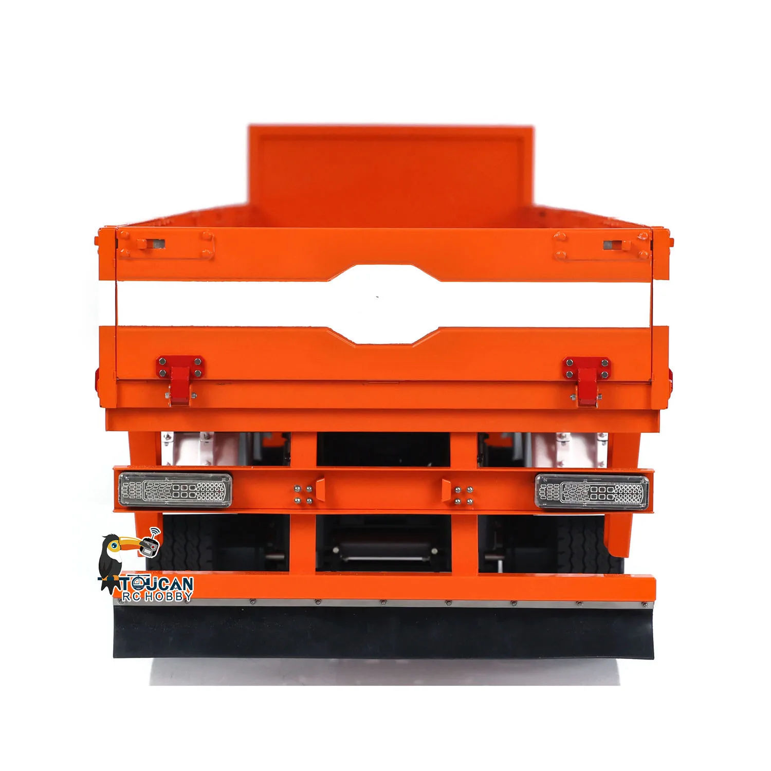 1/14 3 Axles Metal Semi Trailer Spare Parts Accessories for Toy Radio Control Tractor Car RC Dump Trucks Vehicle Model THZH1997 3