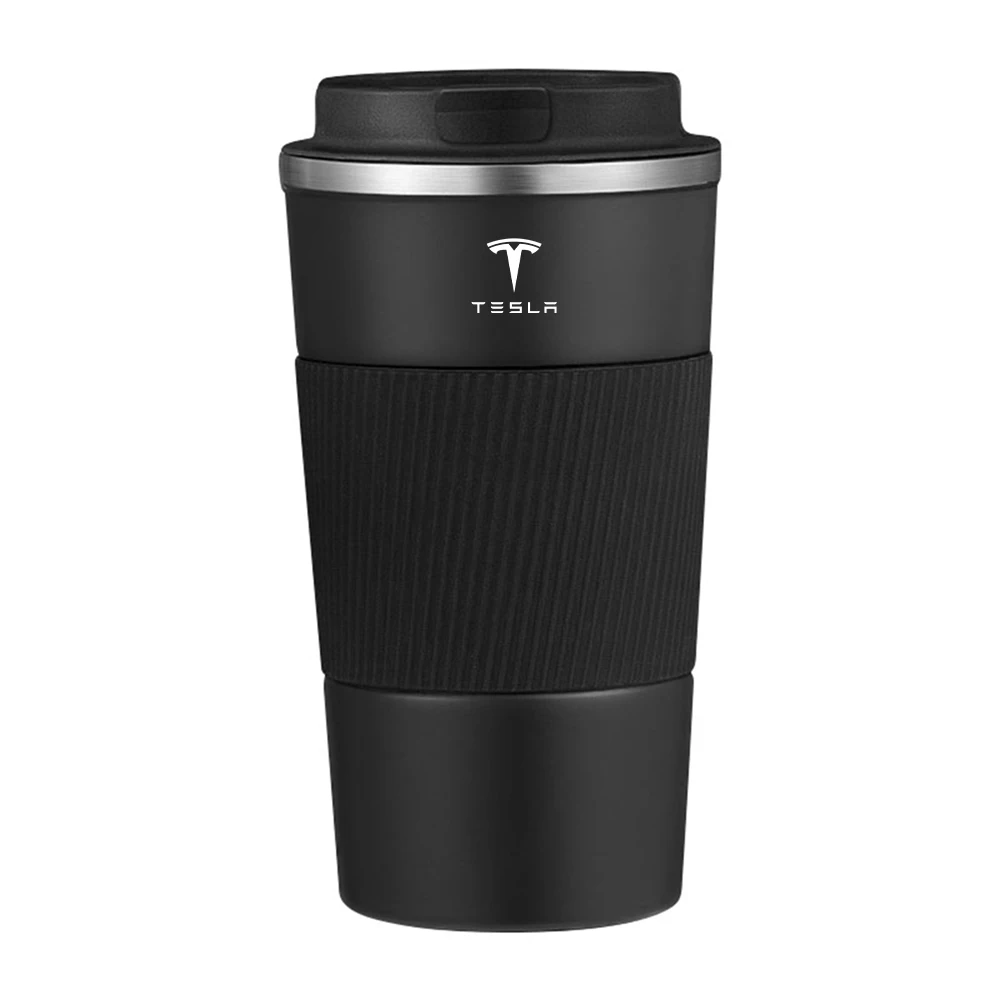 Tesla Car Coffee Thermos 510ml - ترمس قهوة حراري ل...