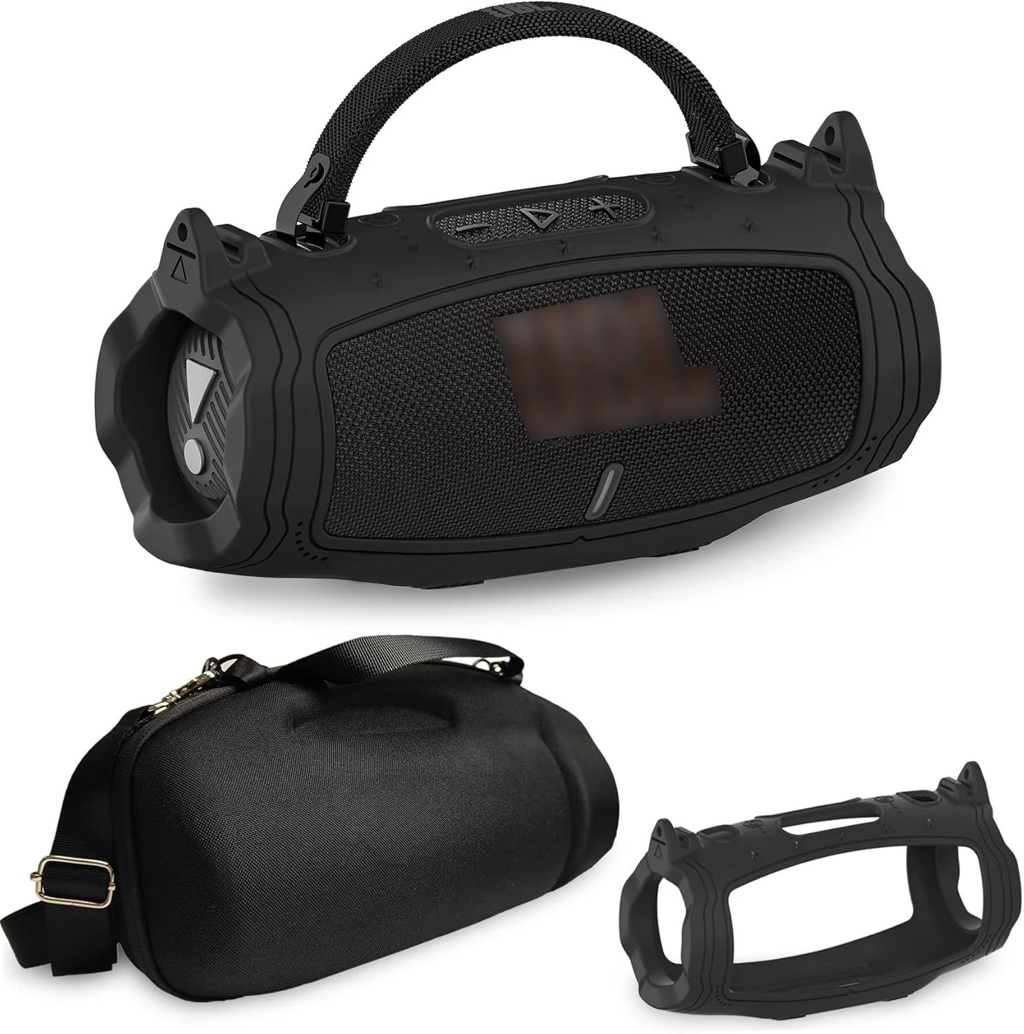 thumbnail image 2 of Portable Protective Sleeve For JBL CHARGE ESSENTIAL Speaker Silicone Carrying Case With Shoulder 2 of 12