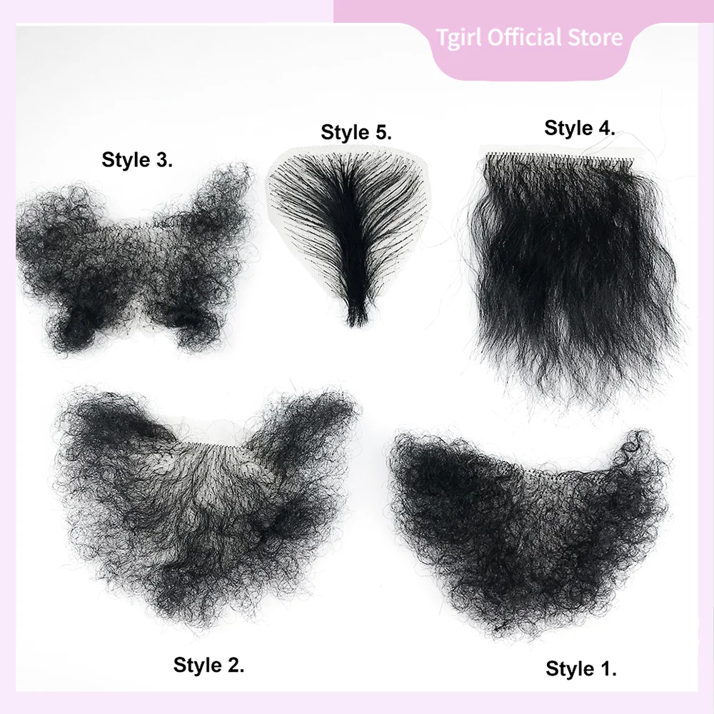 Tgirl Fake Merkin Pubic Hair for Silicone Sex Doll Private Use Pubic Wig  Body Hair Sex Accessories High Temperature Wire Costume