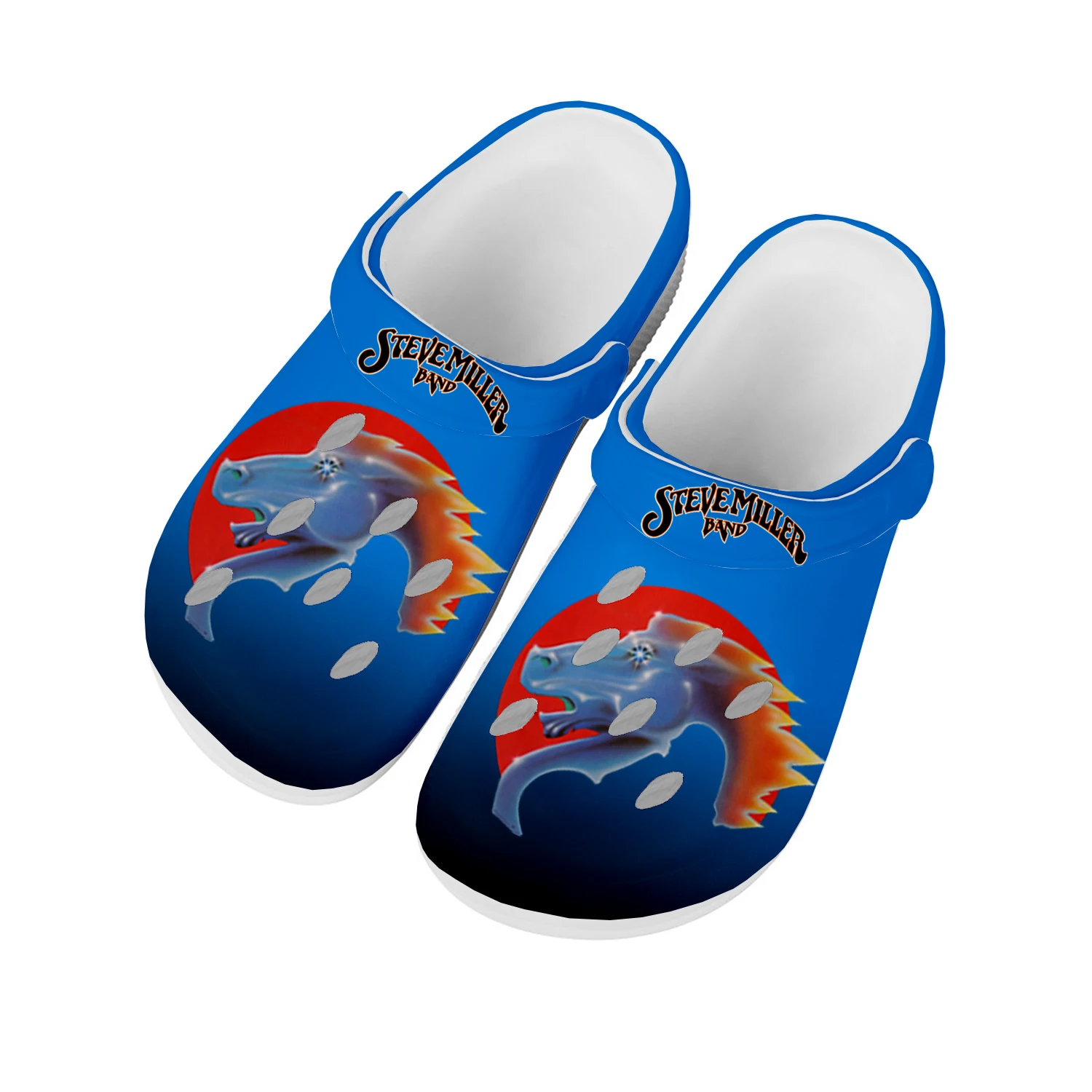 

Steve Miller Rock Band Home Clogs Custom Water Shoes Mens Womens Teenager Shoe Garden Clog Breathable Beach Hole Slippers White