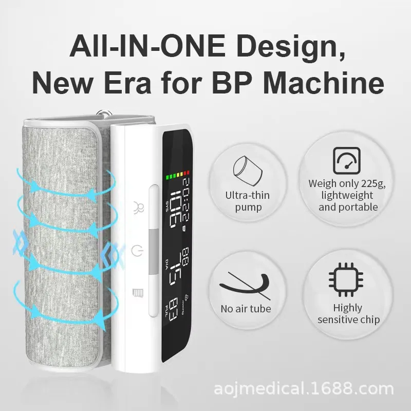 Blood pressure monitor Bluetooth voice arm blood pressure monitor USB intelligent LCD large screen monitor