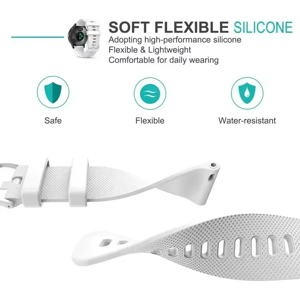 Sport Silicone Band for Smartwatch - Premium Wristband Bracelet Replacement Strap