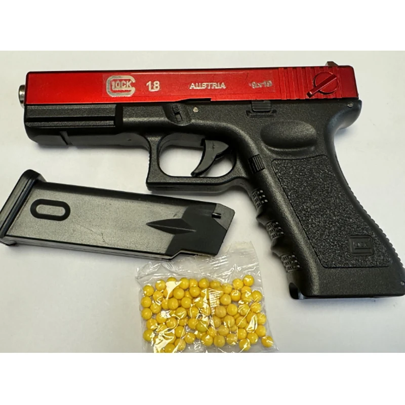 Toy Guns Hand Gezheng Locke G18 Empty Pull Warehouse Three-Hook Machine Shooting Toy Gun Quick-Release Terra To Grab Boy'S Gift