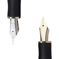Fulin 385 Resin Fountain pen with Alloy Soft and flex Nib EF/F/M/B Long Iridium nibs Writing Office Stationery ink pen with clip 2
