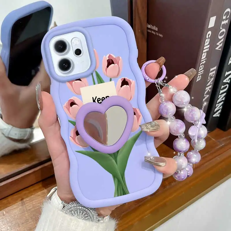 Stay Happy Phone Case Set: Includes Case, Lanyard, and Stand