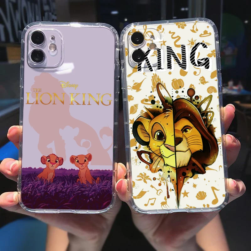 ディズニーのライオンキングスタイルの携帯電話ケース,透明な