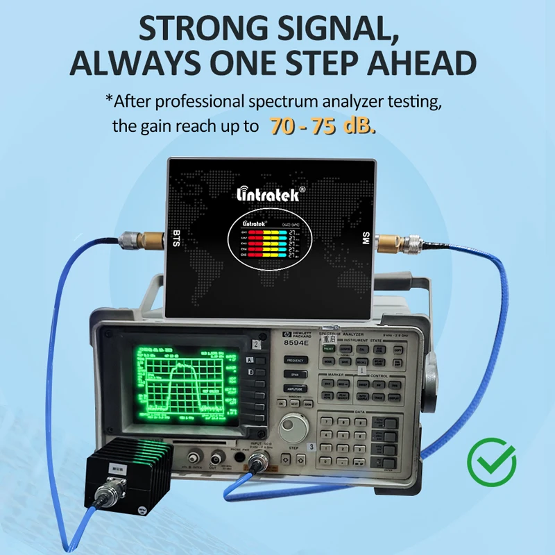 Lintratek 5 밴드 셀룰러 증폭기, 2G 3G 4G LTE 리피터, B28 700 850 800 900 1800 2100, 2600 Mhz 모바일 네트워크 신호 부스터