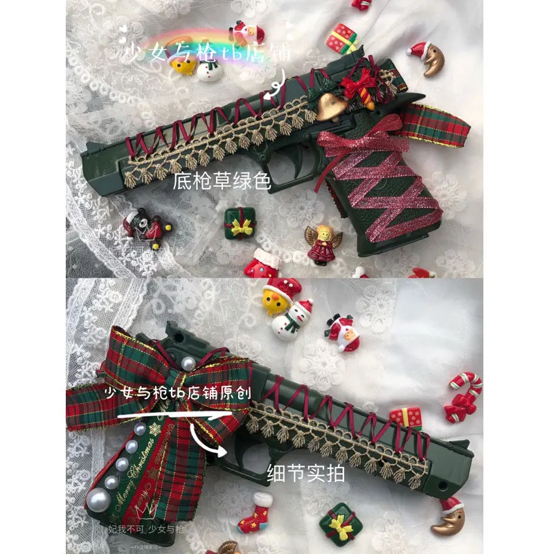 Cosplay Pistol Toy Gun Model Cannot Shoot Comic-con Photo Props Sweet Girls Handmade Cosplay For Girls  Outdoor Fake Gun Gifts 5