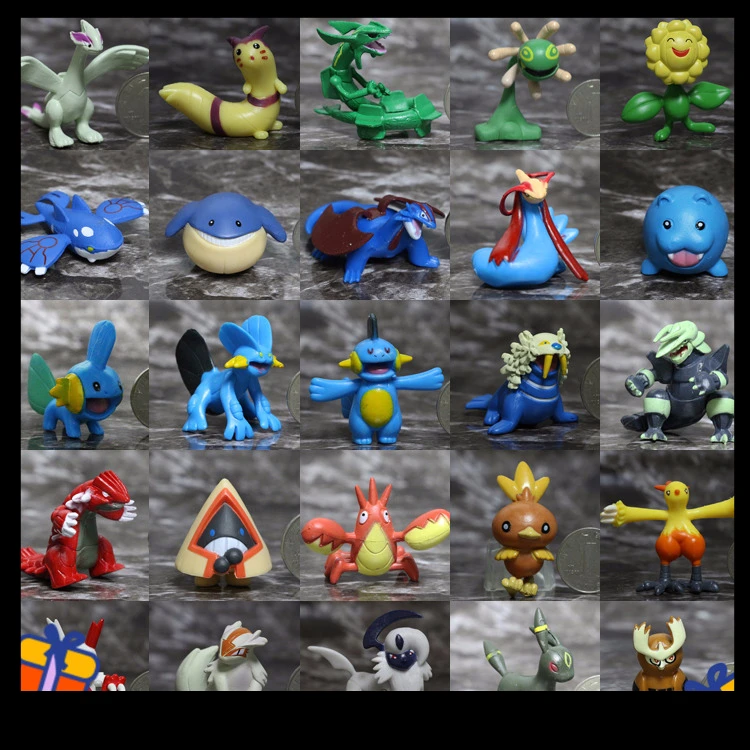 Pokemon Lugia Furret Sunflora Rayquaza Milotic Cradily Walrein Marshtomp Film E Periferiche Tv Modello Action Figures