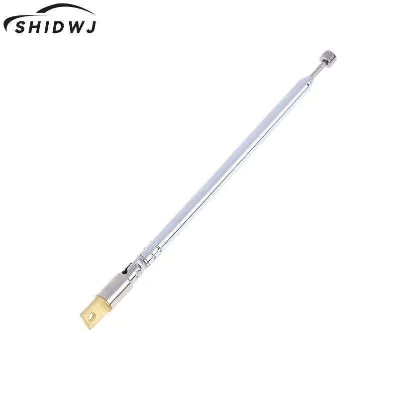 Telescopic Stainless Steel AM FM Radio Universal Antenna 1PC 370mm 5 Sections dab antenna,car radio antenna