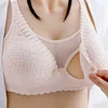 Front Button Maternity Nursing Bra Adjustable Gathered Underwear Comfortable Breastfeeding Bra for Feeding Pregnant Women Clothe 1