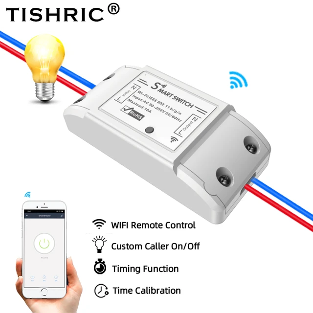 Interruptor Inteligente Wifi para Therma de Agua Timer Tuya PST-WF-UH  Compatible con Alexa y Google