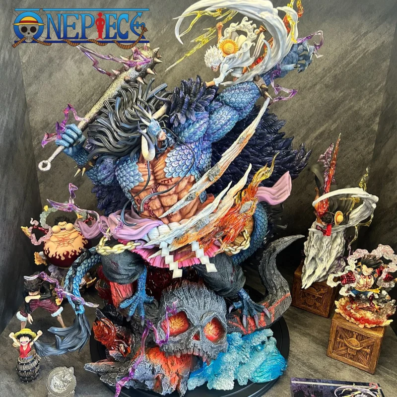 Figurine One Piece – Luffy Gear 5 Vs Kaido Dragon – PVC 23 Cm – 2022