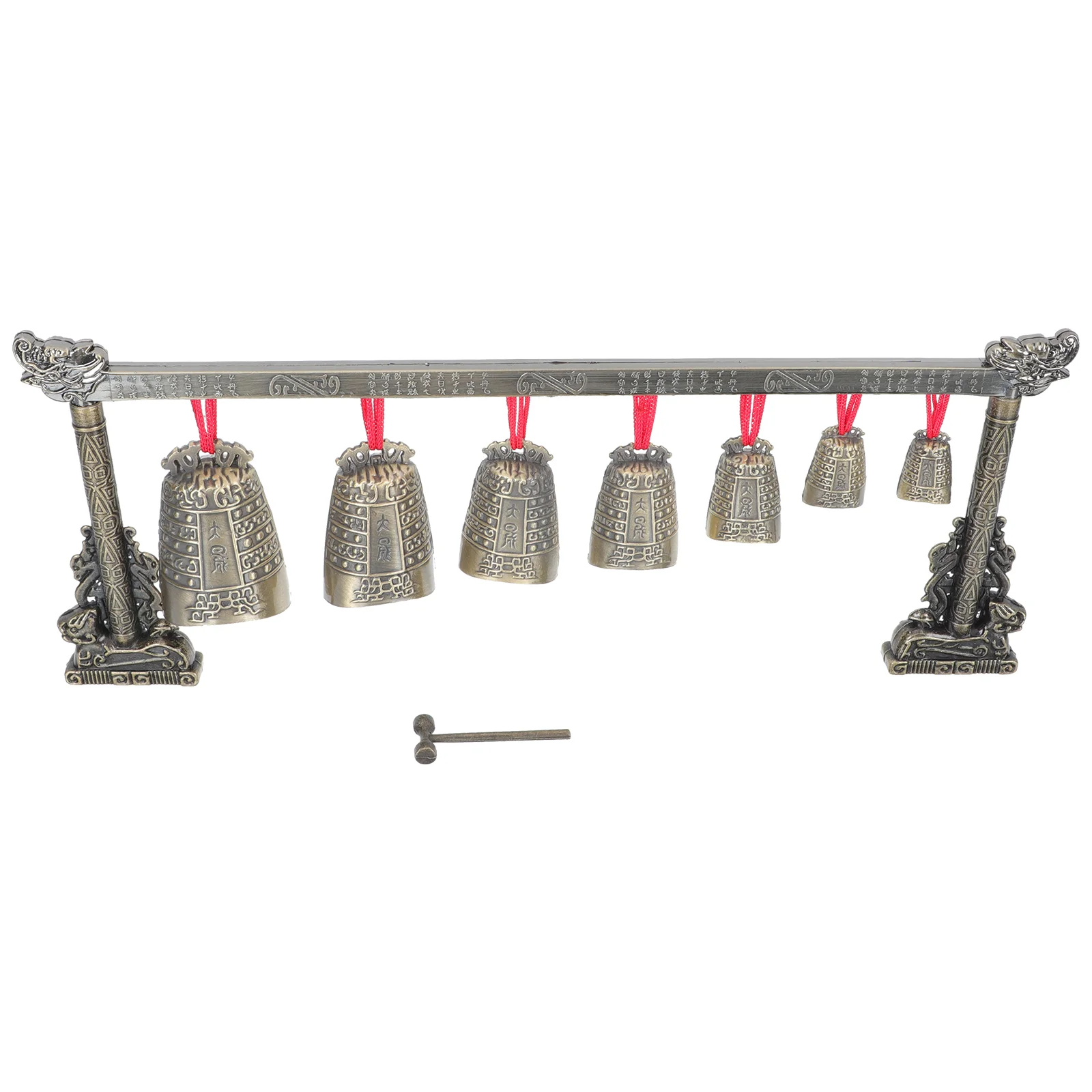 

1 Set Chic Chimes Craft Ornament Percussion Instrument Retro Chimes Desktop Decoration