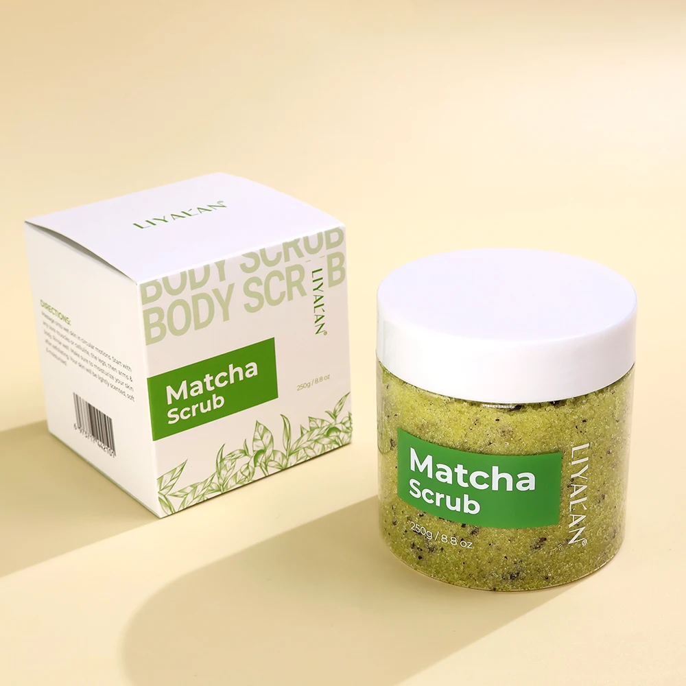 Peeling z zieloną herbatą Matcha Złuszczający skórę rozjaśniający Poprawia matowość Oczyszczanie porów Nawilżający Redukuje melaninę Pielęgnacja ciała