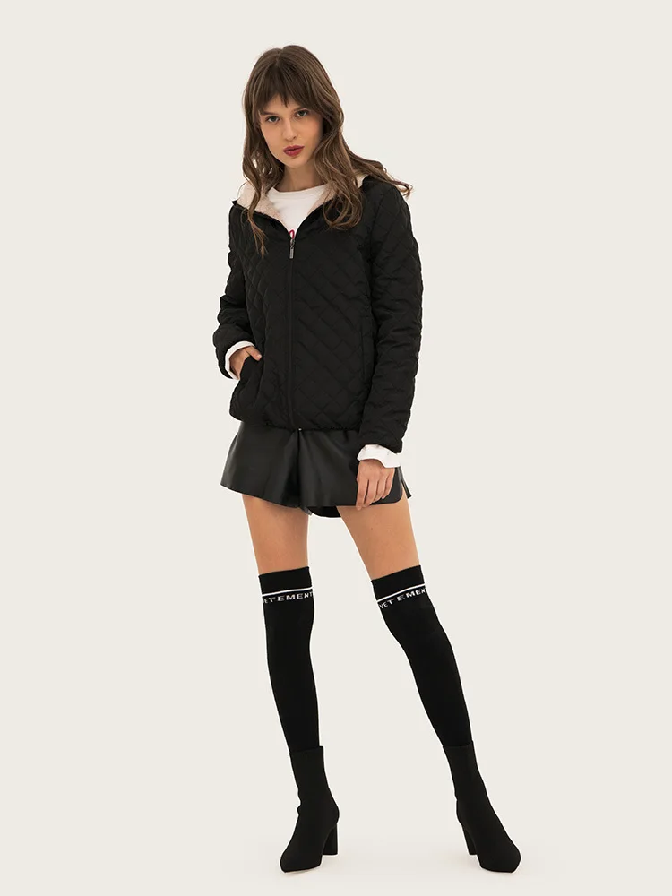 2025 Autumn Winter 10 Color Women Basic Jackets Coat Female Zipper Fleece Women Cloths Loose Parkas Quality Parkas Winter Jacket