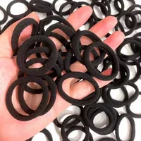 50PCS/Set New Women Girls Candy Colors Nylon Basic Scrunchie Hair Tie Ponytail Hold Hair Rubber Bands Fashion Hair Accessories - Image 2