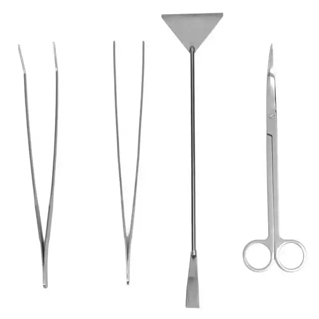 Akvárium Aquascape Tools Kit Multifunkciós Rozsdamentes Acél Vízi Növény Olló Az Akváriumhoz - Image 6