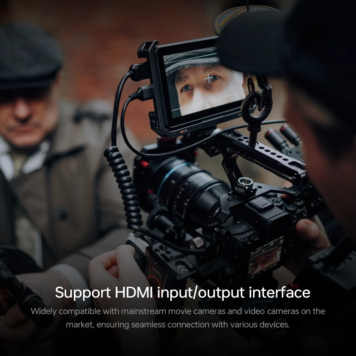 VILTROX DC-X2 X3 Series Touch Screen 6 Inch FHD Camera Monitor 2000 Nits 3D LUT 1080P 4K HDMI SDI inputs outputs