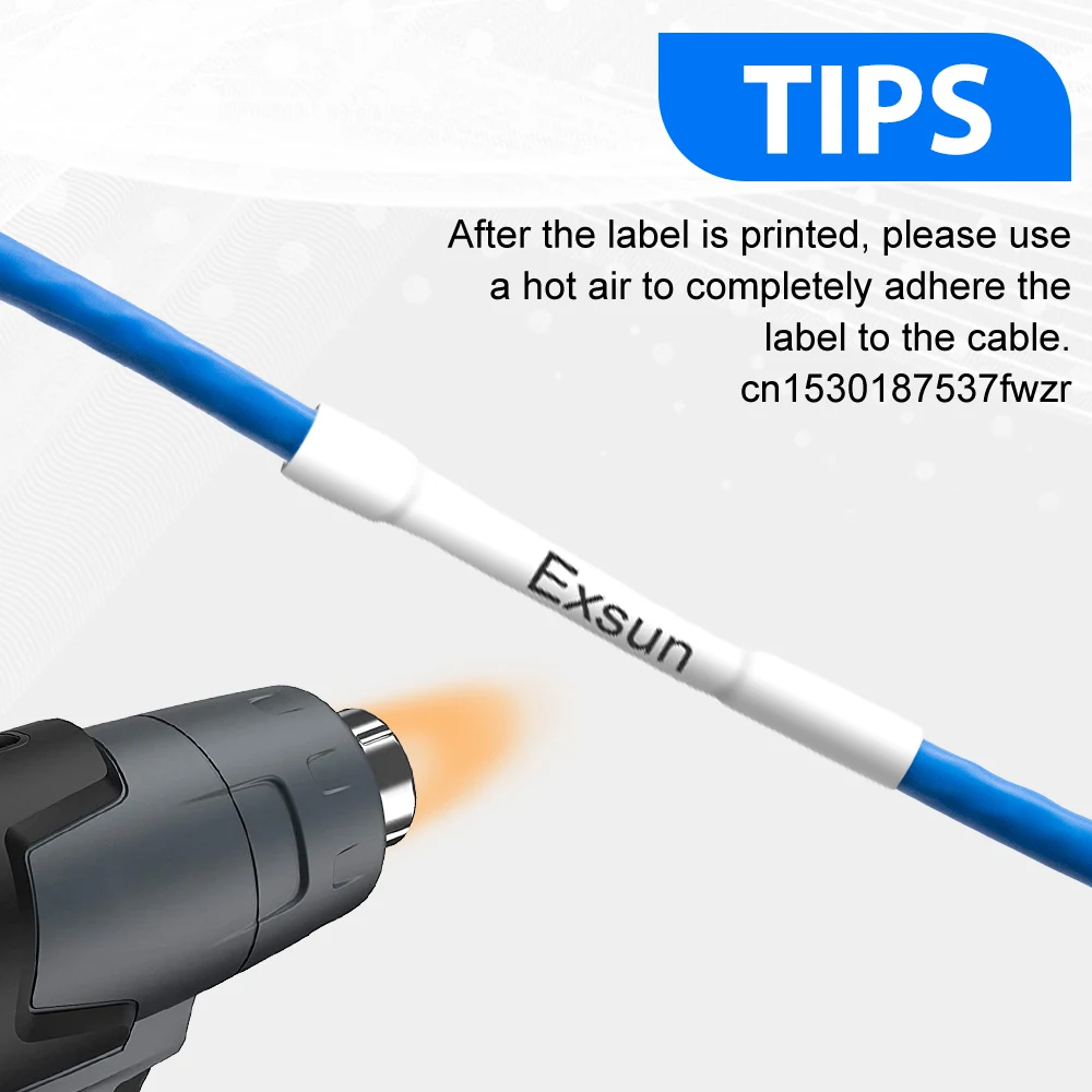 Heat Shrink Tube Label Tape for Brother Label Printers