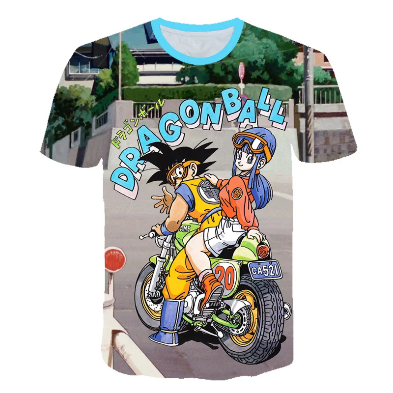 Children Dragon-Ball Z T-Shirt Children Boys Girls Kids Goku Print 3D TShirts Child Baby Tops Clothing Harajuku TShirt Clothes t-shirt for kid girl