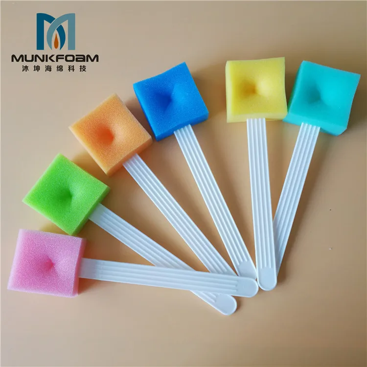 

MUNKCARE Disposable Medical sponge brush polyurethane sponge for medical kit