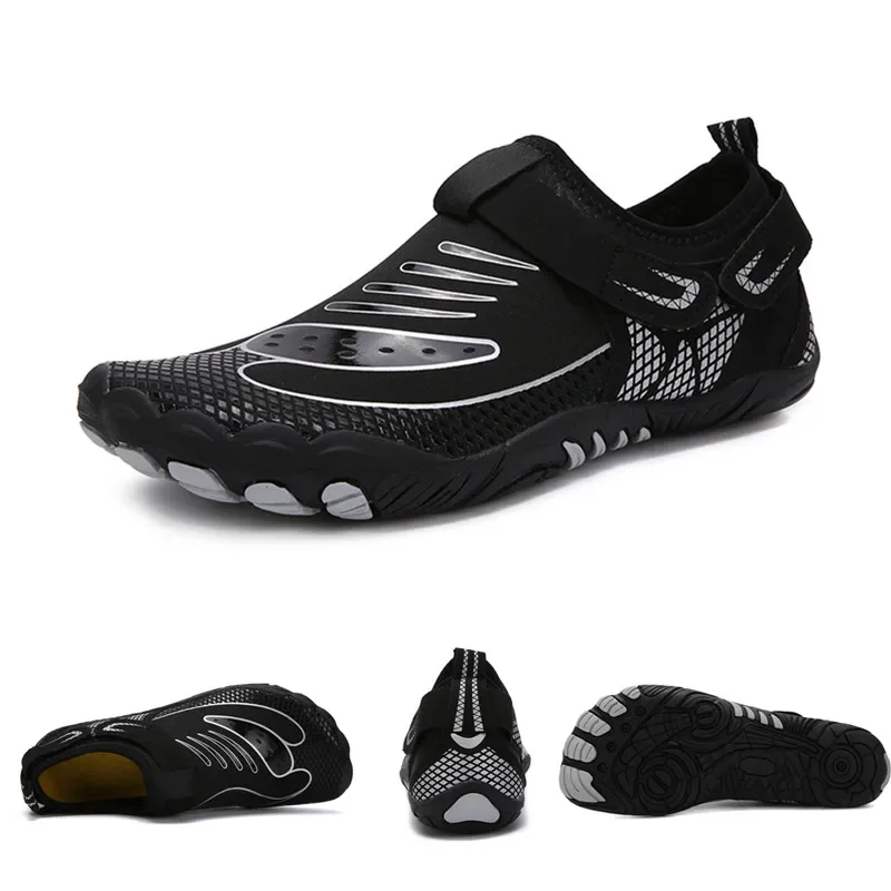 Antiskid Barefoot Quick-Dry Beach Surf Wading Shoes Comfortable Breathable Aqua Upstream Mens Womens Seaside Water Sports Shoes