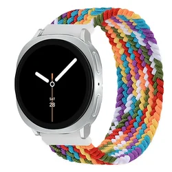 Braided Nylon Solo Loop Strap for Smartwatches - Adjustable Bracelet Band (Multicolor)
