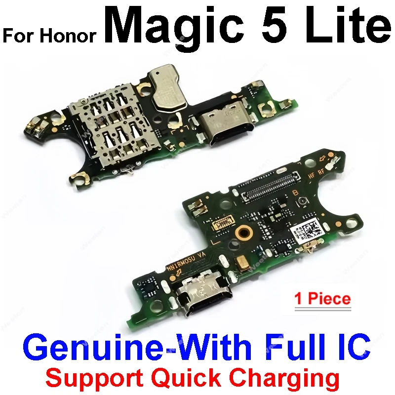 Universal Charging USB Dock with SIM Card Slot - Replacement Charger Board for Huawei Honor Magic Series