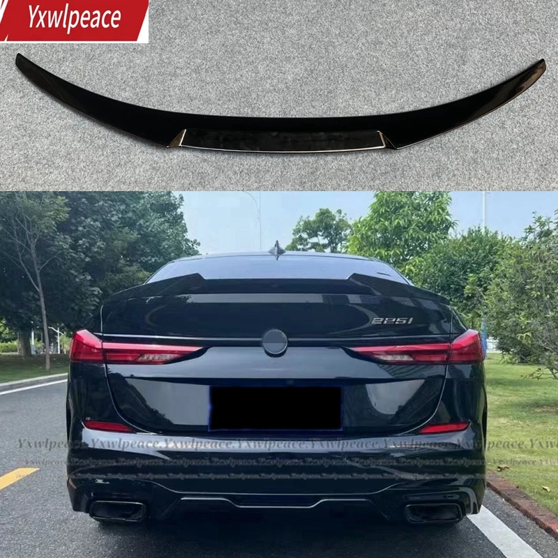 Per Bmw Serie 2 F44 Spoiler 2021 2022 M4 Style Vera Fibra Di Carbonio Posteriore Tronco Spoiler Body Kit Accessori