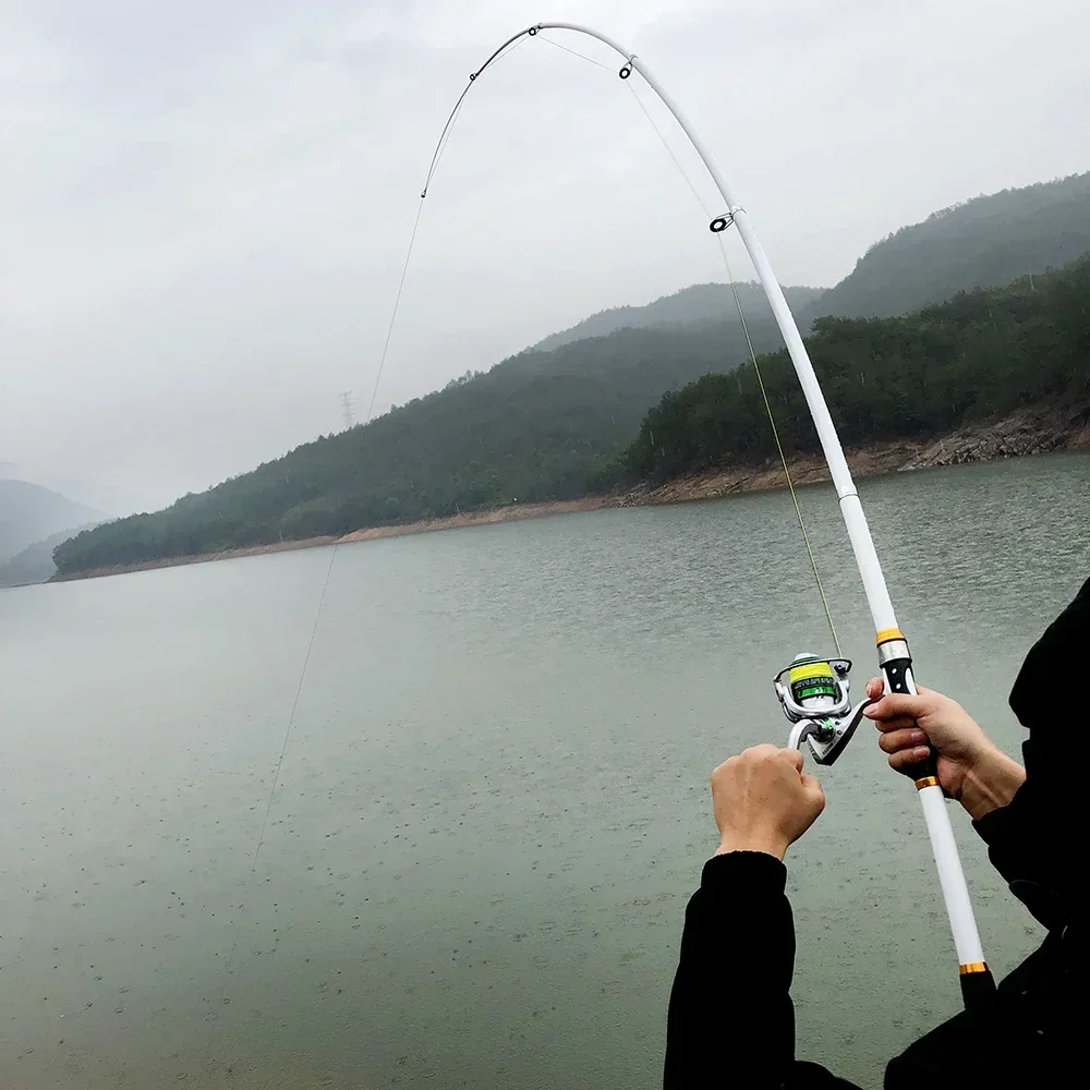 Canne à carpe GHOTDA 2.1M-3.6M Carp Fishing Rod Feeder Hard FRP Carbon Fiber Telescopic Fishing Rod Fishing Pole