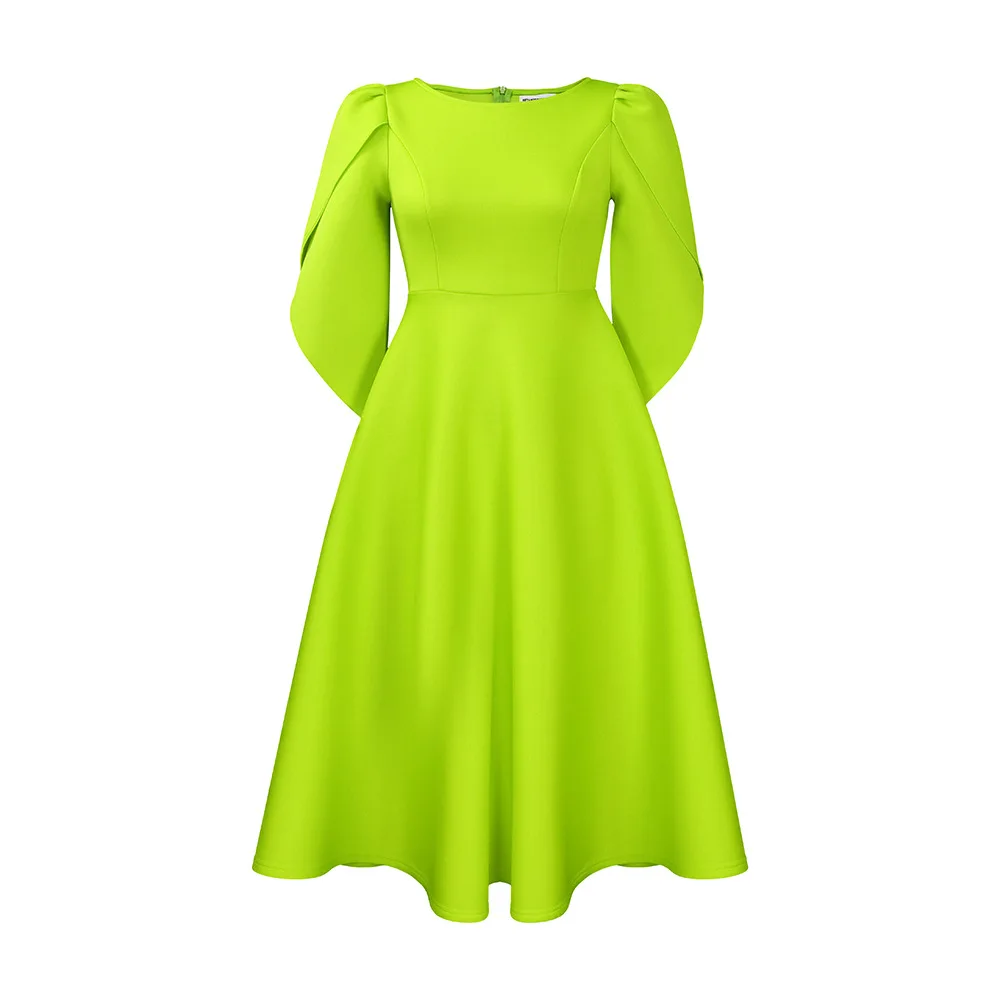 Abbigliamento Femminile Autunnale, Nuovo Stile Elegante e alla Moda, Abito da Cerimonia, Abito da Sera, Abito da Damigella per Feste Africane - immagine 6
