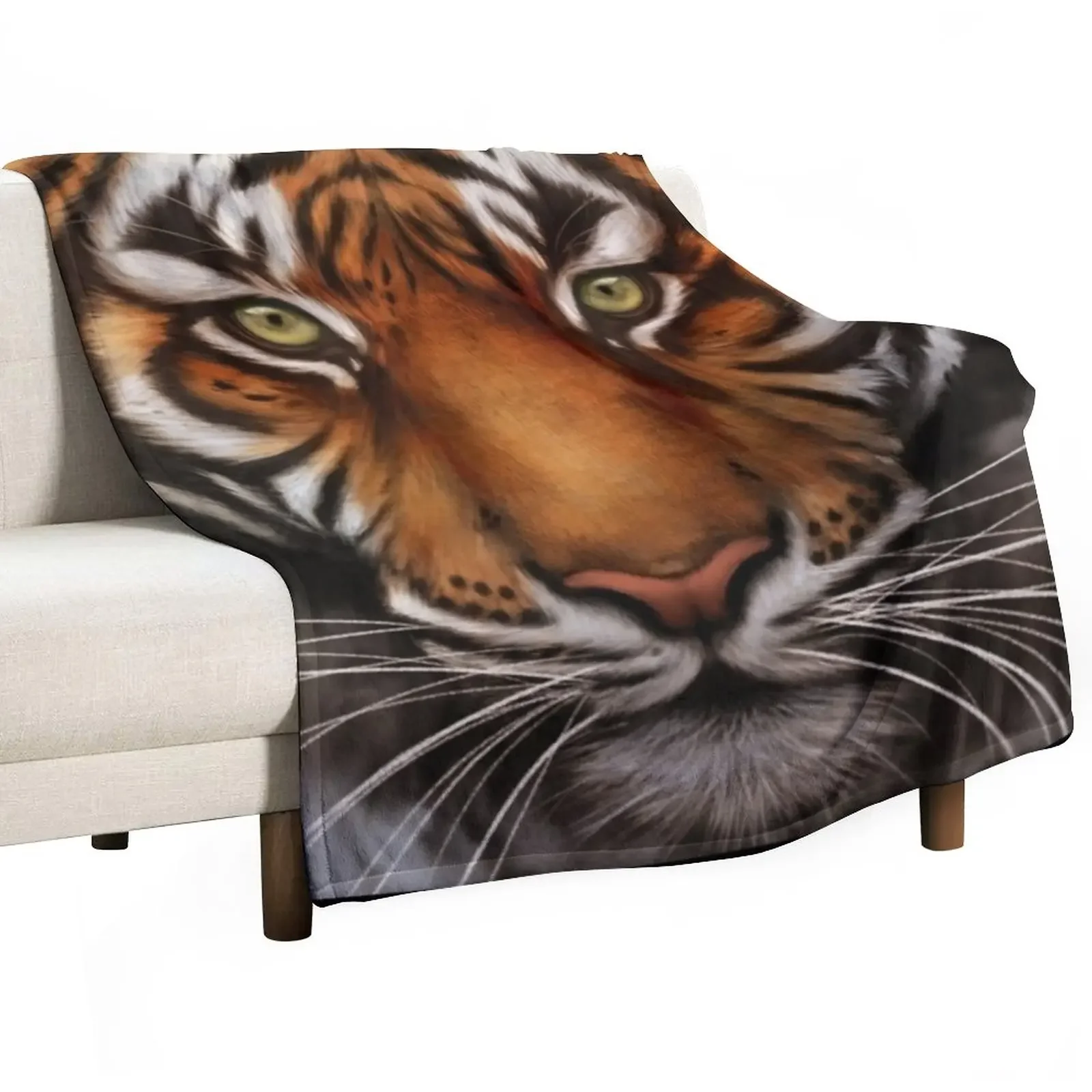

tiger 2 Throw Blanket funny gift Giant Sofa Blankets