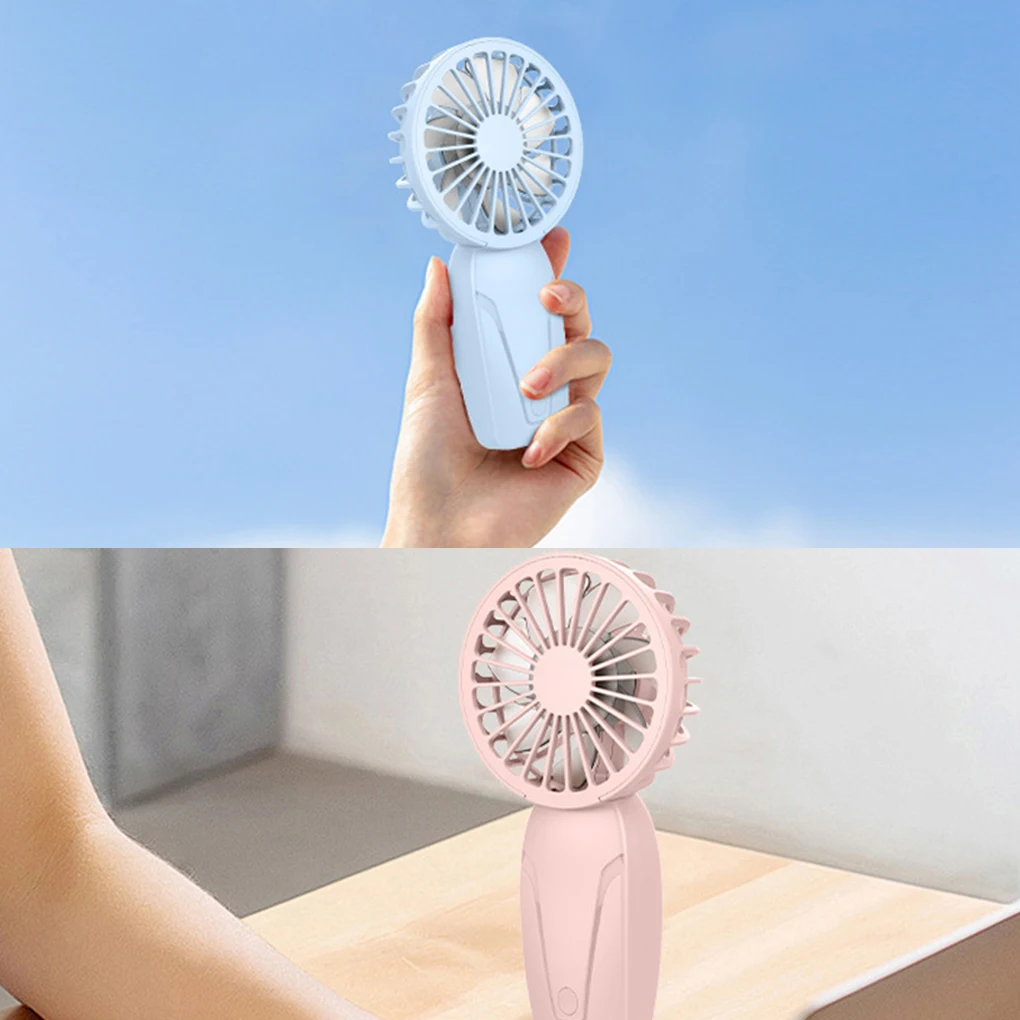 Noise Free Rechargeable Mini Fan For Silent Cooling Experience Lightweight Portable Mini Pocket Fan white