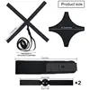 Volley Ball Practice Equipment Solo Spiking Serving Trainer Solo Volleyball Spiking Training Equipment Set For Backyard Outdoor 6