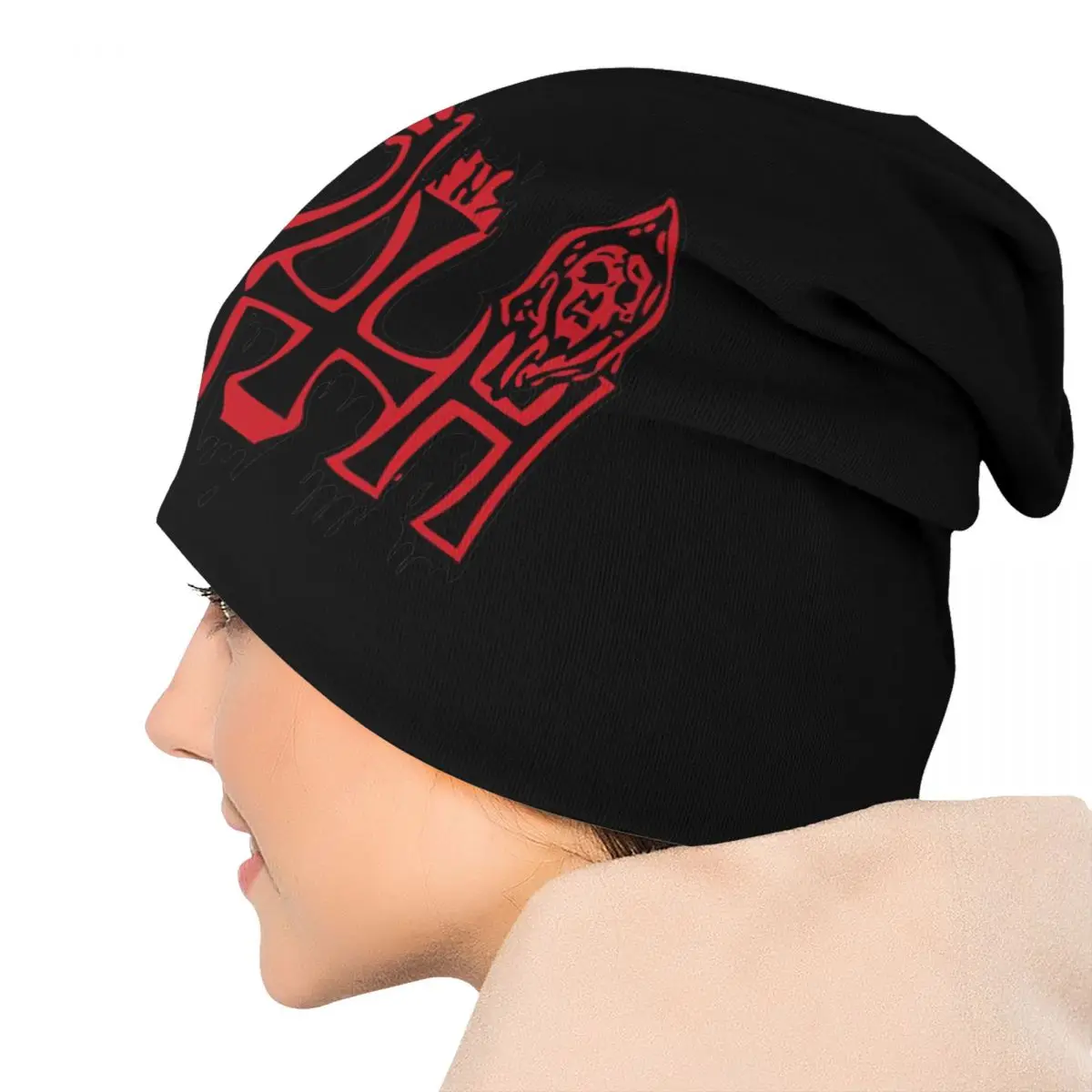 Death Rock Skullies Beanies Caps Cool Winter Warm Women Men Knitting Hats Unisex Adult Heavy Metal Music Bonnet Hats