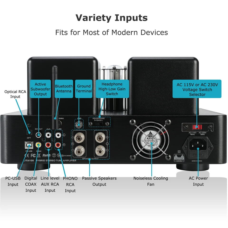 【美品】JUSON AUDIO JTA100 プリメインアンプ Juson Áudio Jta100 Amplificador De 200w Classe A Stereo Hifi