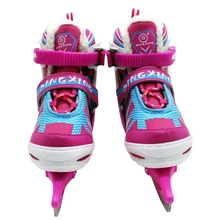 

Ice Hockey Skating Shoes Adult Child Ice Skates For Beginner Ball Knife Ice Hockey Knife Shoes Real Ice Patines Kids Teenagers