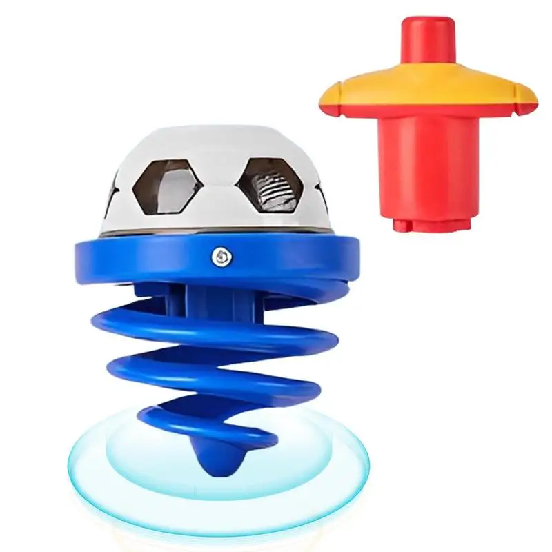 Flash Light Spinning Tops Flashing Gyro Toy For Kids Portable Kid Winding Toy Educational Toys Spinning Desktop Flat Gyro Toys